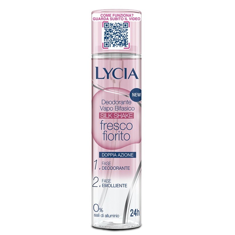 Lycia Deo Vapo Bifasico Silk Shake Fresco Fiorito 100 Ml