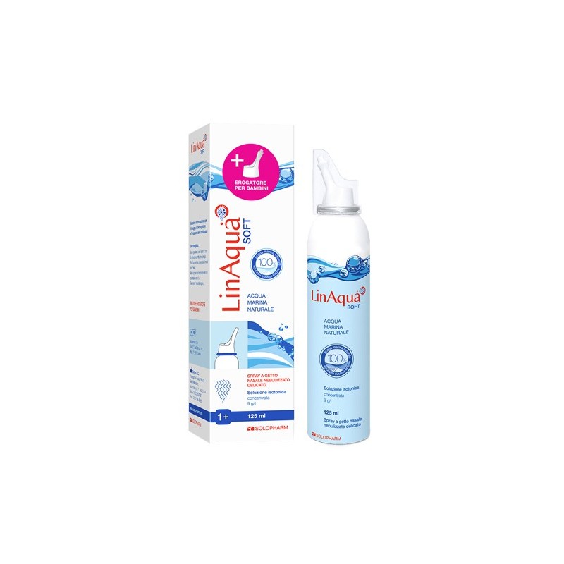 Soluzione Spray Isotonica Nasale Linaqua Soft 125 Ml Con Doppio Erogatore