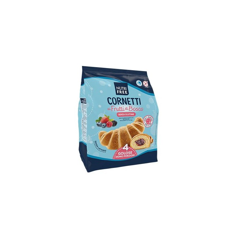 Nutrifree Cornetti Ai Frutti Di Bosco 4 Pezzi Da 60 G