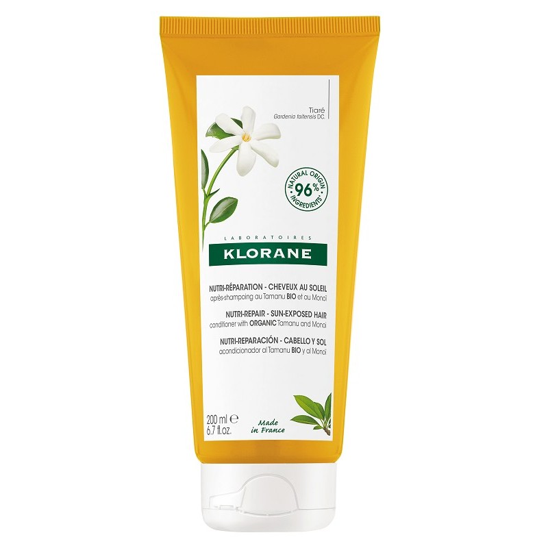 Les Polysianes Nutri Repair Sun Exposed Hair Balsamo Con Tamanu E Monoi 200 Ml