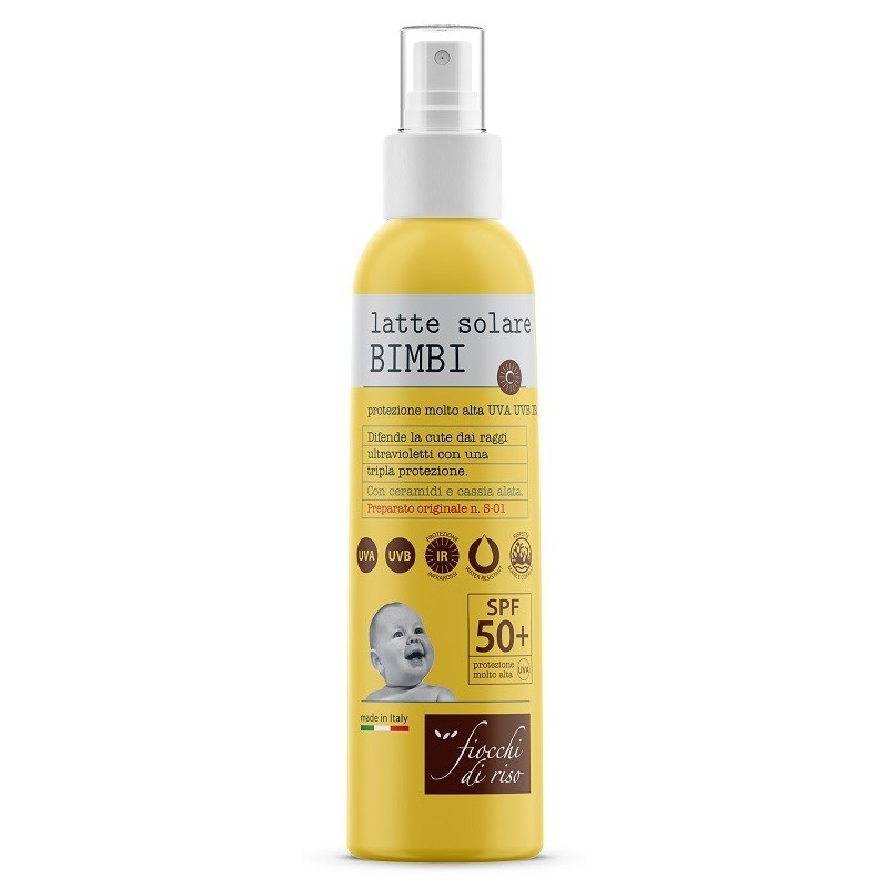 Fiocchi Di Riso Latte Solare Bimbi 50+ 140 Ml Spray