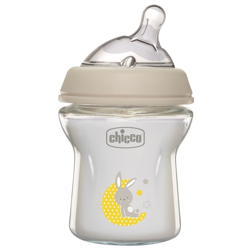 Chicco Biberon Nat Feel Vetro 0m+ 150 Ml