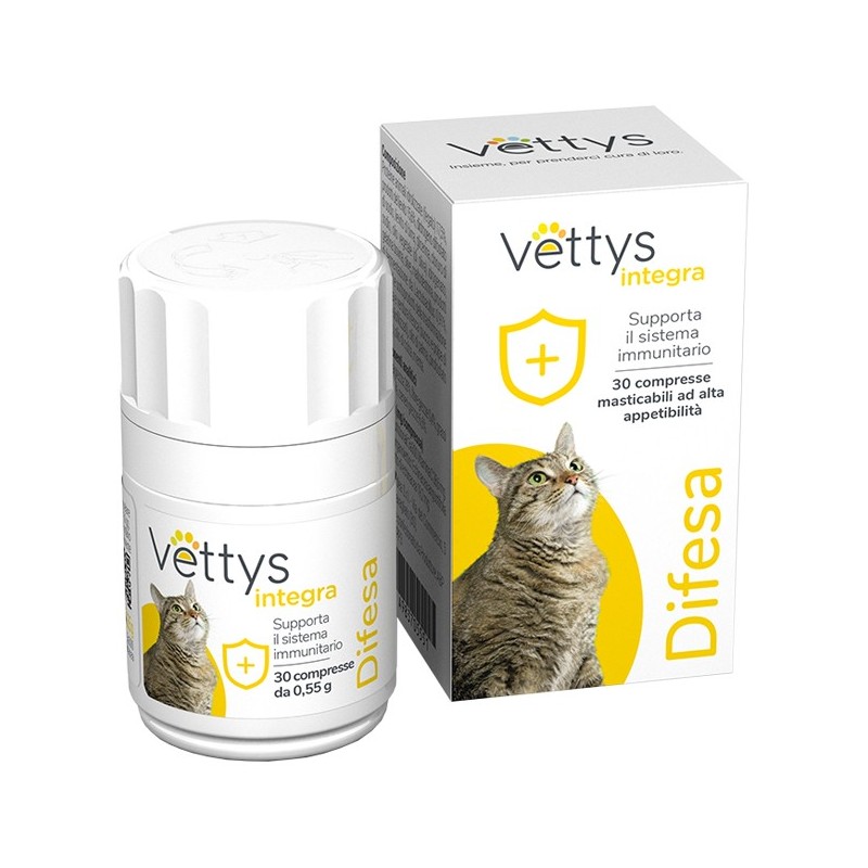 Vettys Integra Difesa Gatto 30 Compresse Masticabili