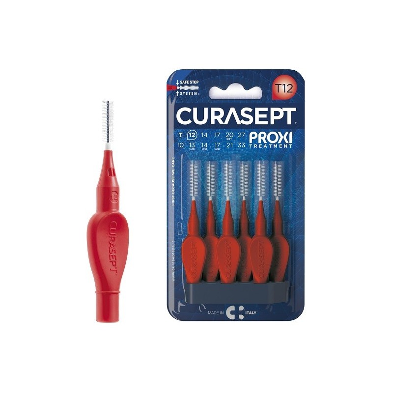 Curasept Proxi T12 Rosso/red 6 Pezzi