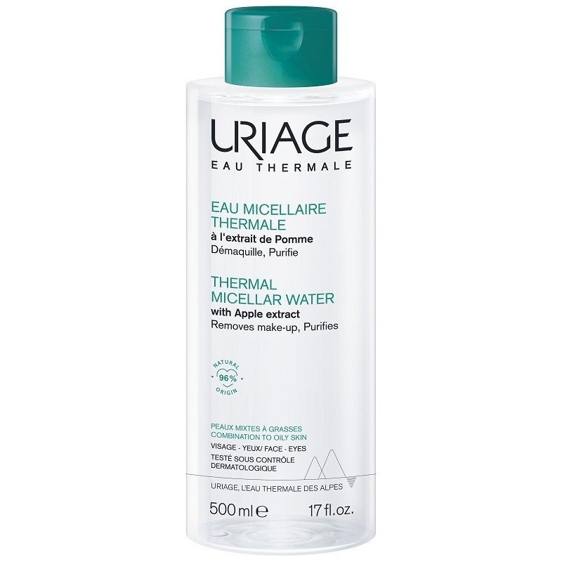 Uriage Eau Micellaire Thermale Pelli Miste Grasse Flacone 500 Ml