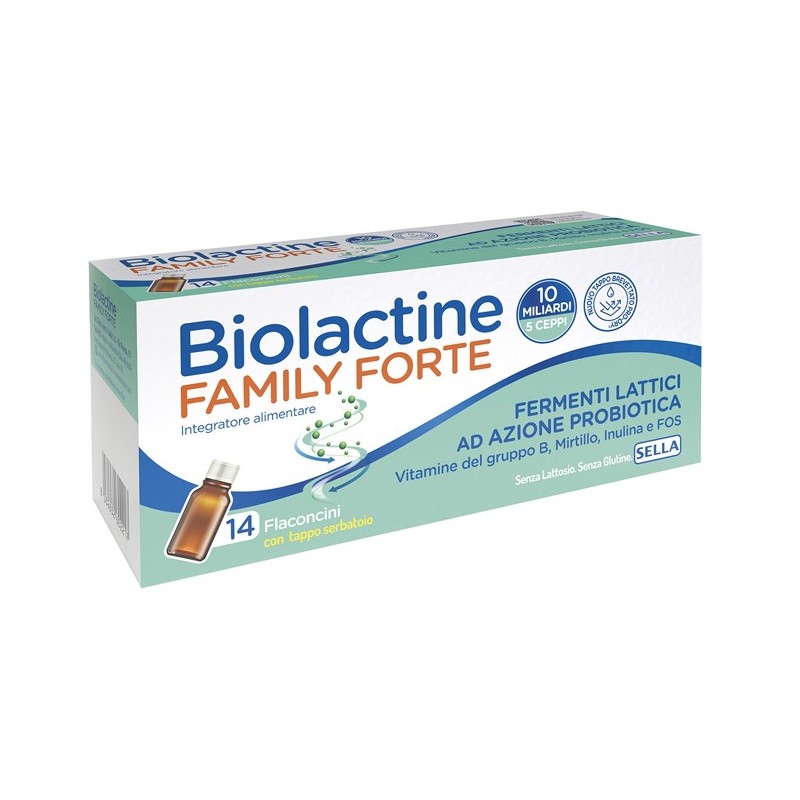 Biolactine Family Forte 10 Miliardi 14 Flaconcini Da 9 Ml