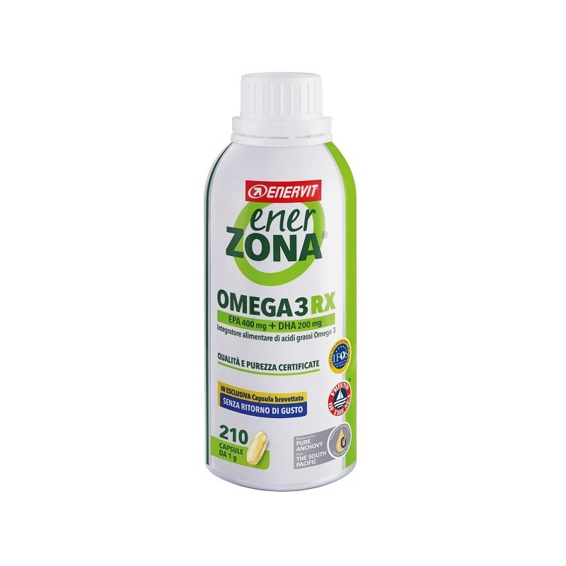 Enerzona Omega 3 RX Integratore per il Cuore 210 Capsule