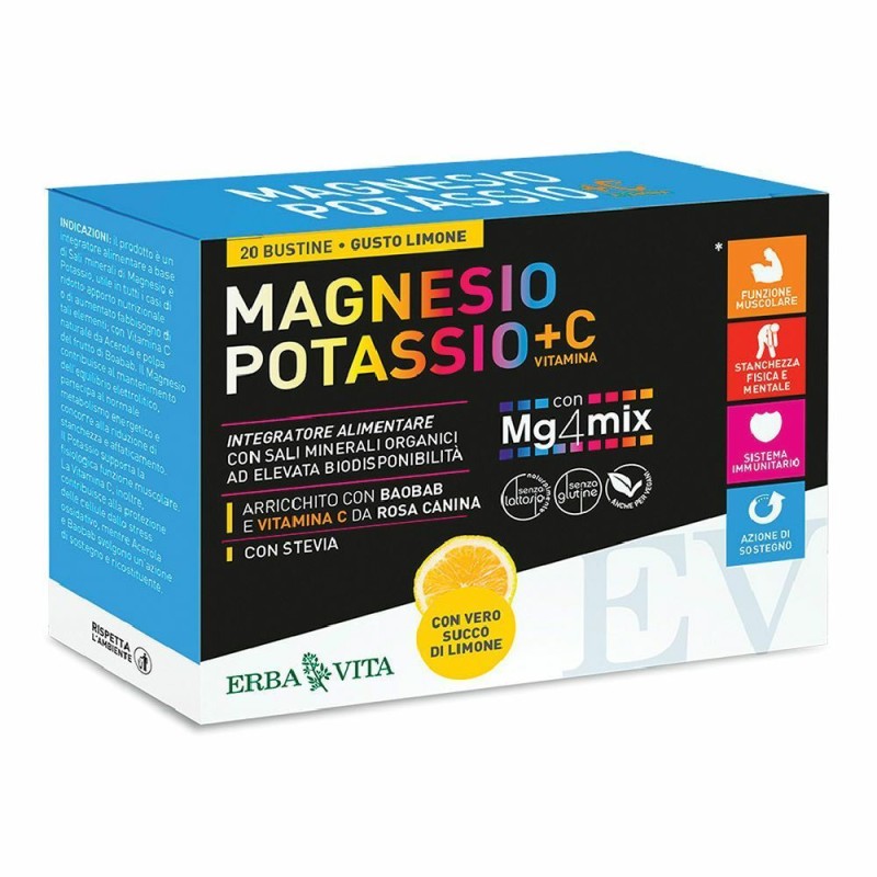 Magnesio E Potassio +vit C Limone 20 Bustine