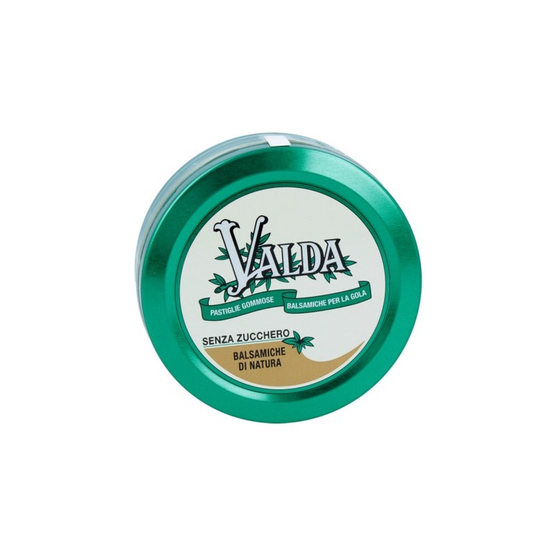 Valda Balsamiche di Natura Senza Zucchero 50 G Caramelle Balsamiche per la Gola