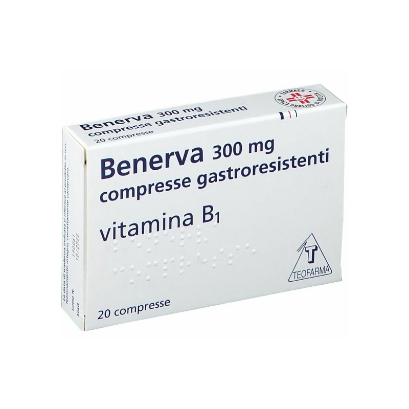 BENERVA*20 cpr gastrores 300 mg