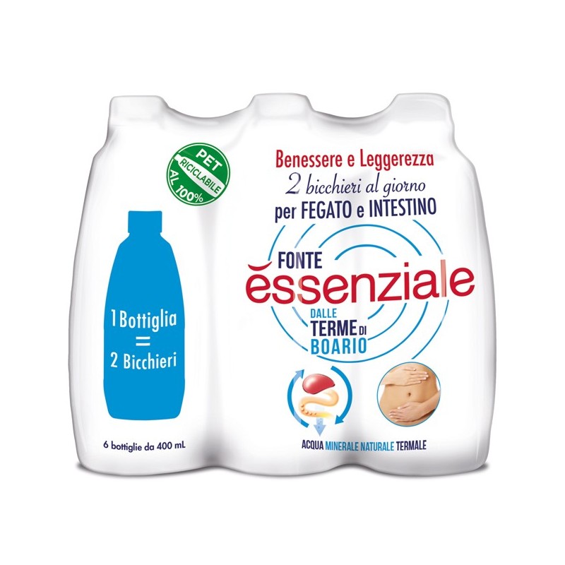 Fonte Essenziale Pet 6x400ml