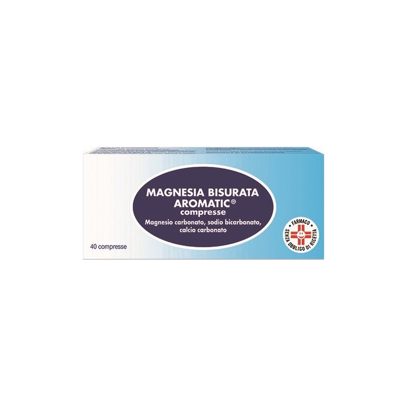 Magnesia Bisurata Arom*40cpr