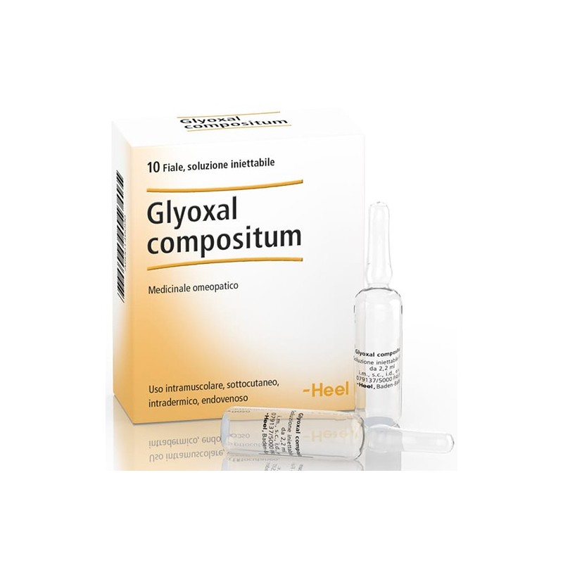 Heel Glyoxal Compostium 10 Fiale Da 2,2 Ml L'una