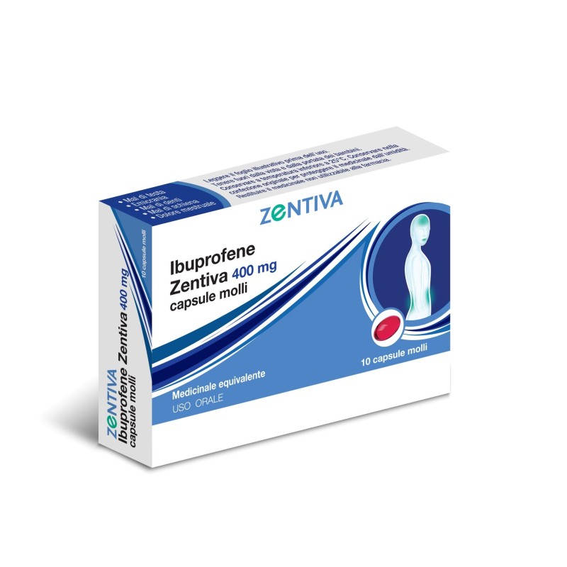 Ibuprofene Zen*10cps Mol 400mg