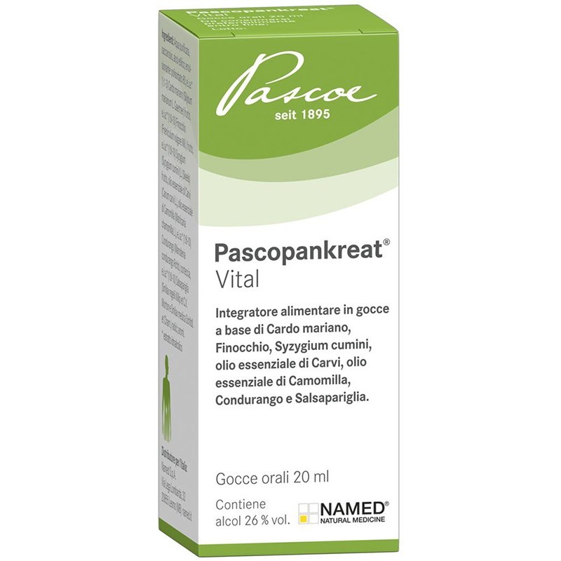 Pascopankreat Vital Gocce 20 Ml Pascoe