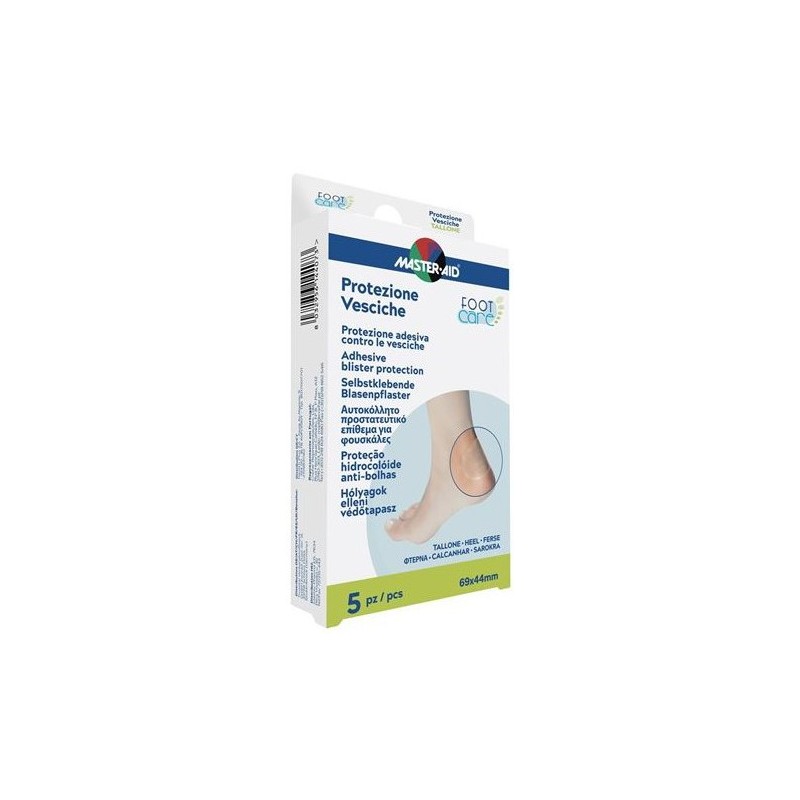 Master-aid Foot Care Vesciche Protezione Tallone 69x44 Mm 5 Pezzi