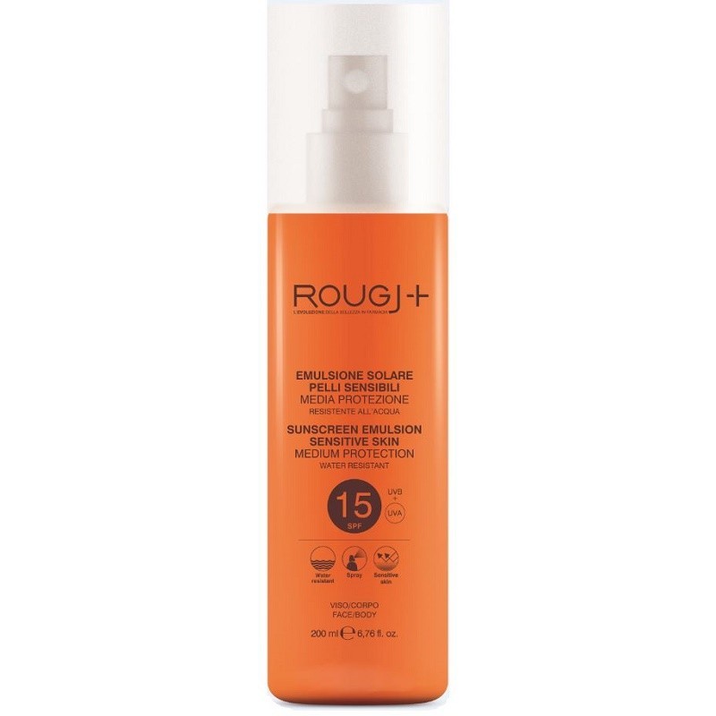 Rougj Solare Spf15 Pelli Sensibili 200 Ml