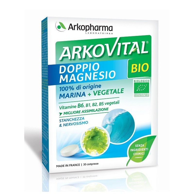 Arkovital Doppio Magnesio Bio 30 Compresse