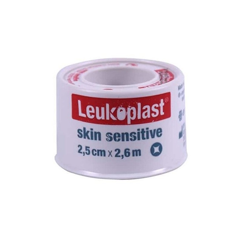 Leukoplast Skin Sensitive Cerotto Su Rocchetto Con Massa Adesiva In Silicone M2,6 X 2,5cm 1 Pezzo