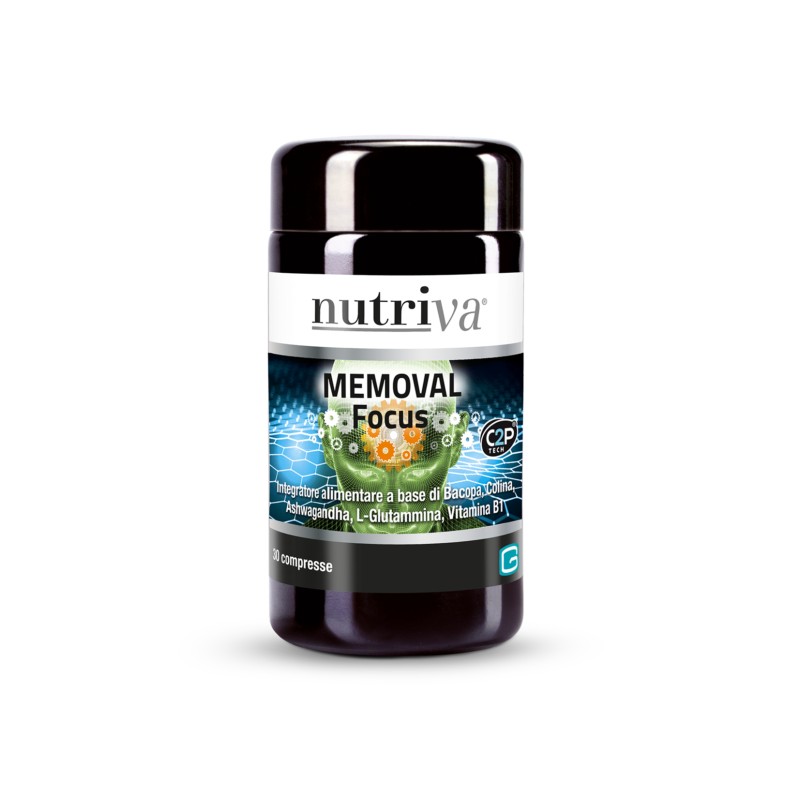 Nutriva Memoval Focus Integratore per la Memoria 30 Compresse