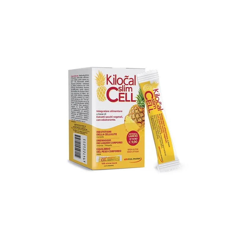 Kilocal Slim Cell Integratore Anticellulite 10 Stick