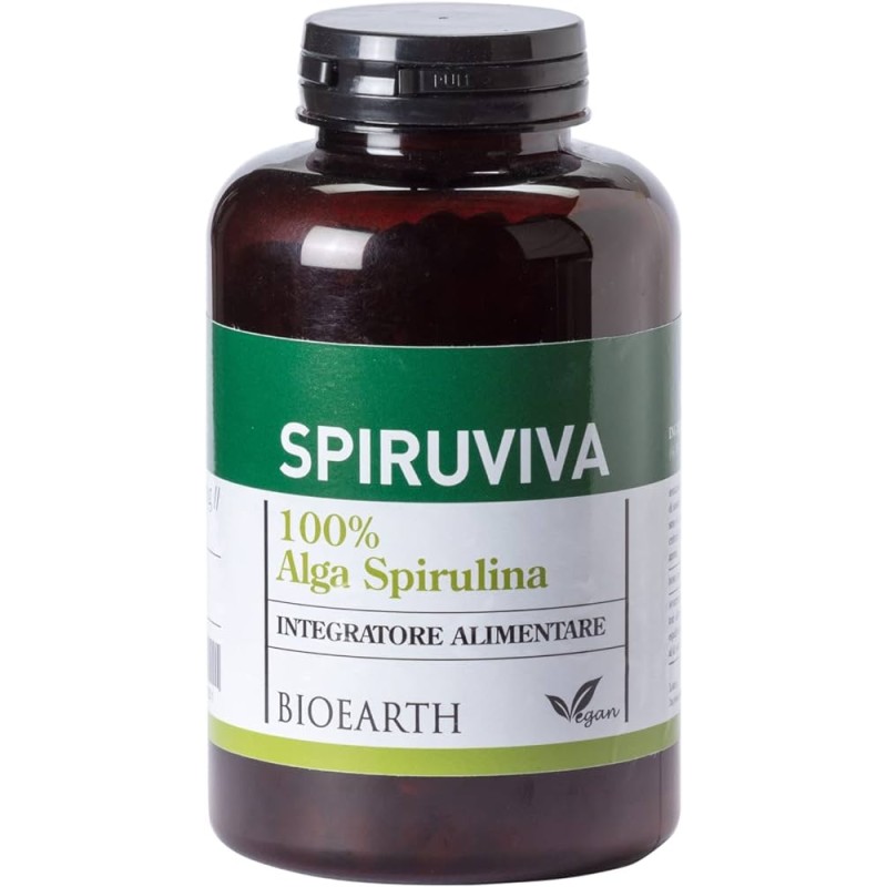 Bioearth Spiruviva Integratore Energizzante 540 compresse