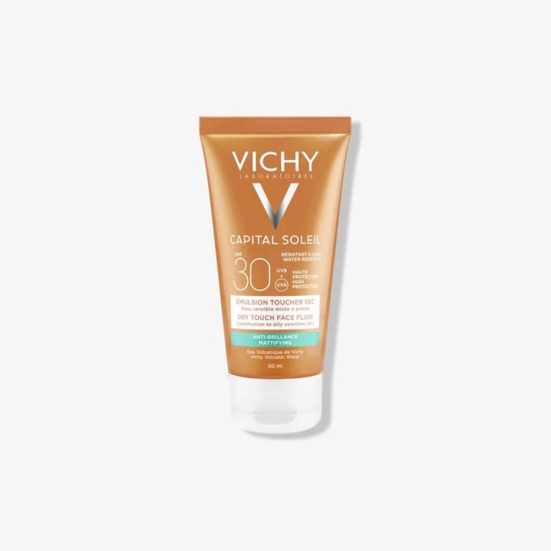 Vichy Ideal Soleil Crema Viso Dry Touch Anti-lucidità SPF 30 Viso