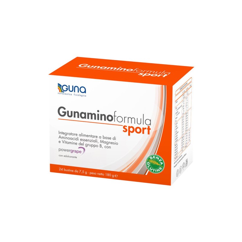 Gunamino Formula Sport 42 Bustine x 315 g Integratore Sportivi