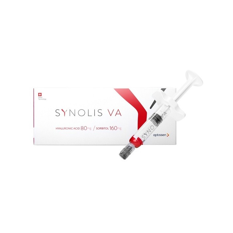 SYNOLIS V-A SOLUZIONE INIETTABILE VISCOELASTICA ISOTONICA IN SIRINGA PRERIEMPITA DI SODIO IALURONATO 80MG  E SORBITOLO 160MG CAP