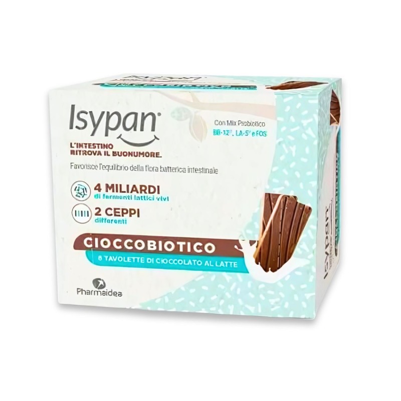 Isypan Cioccobiotico al latte 8 pezzi