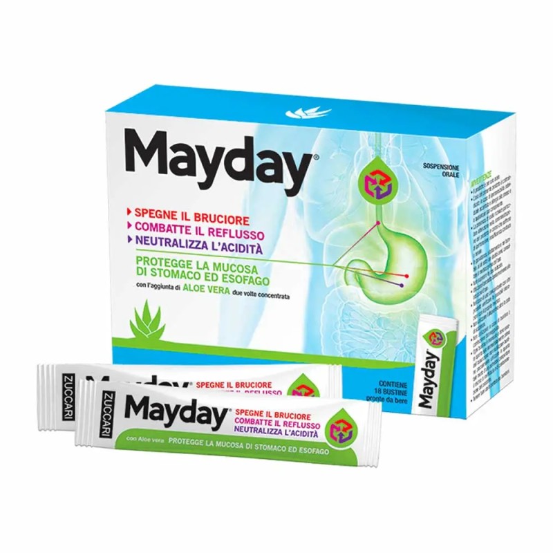 Zuccari Mayday Sospensione per Uso Orale alla Menta 24 bustine 10ml