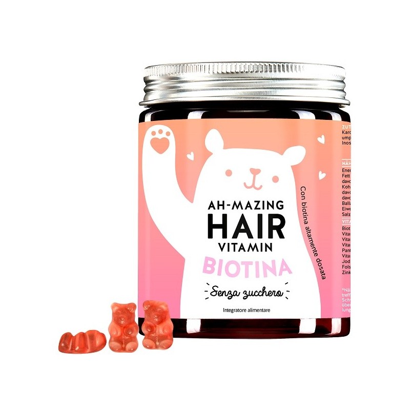 Bears with Benefits Ah-Mazing Hair Vitamin Biotina 45 Caramelle Gommose