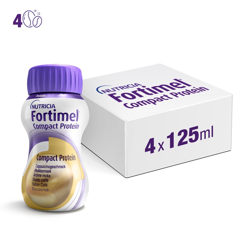 Nutricia Fortimel Compact Protein Caffe' 4 X 125 Ml