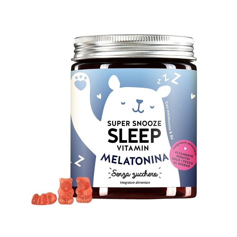 Bears With Benefits Super Snooze Sleep Vitamin Melatonina 45 Orsetti Gommosi