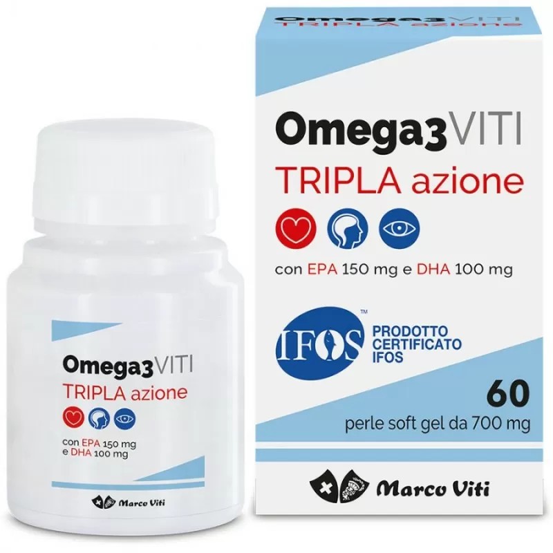 Marco Viti Massigen Omega 3 Viti Tripla Azione 60 perle